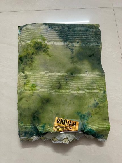 scaleup boarder georgette saree